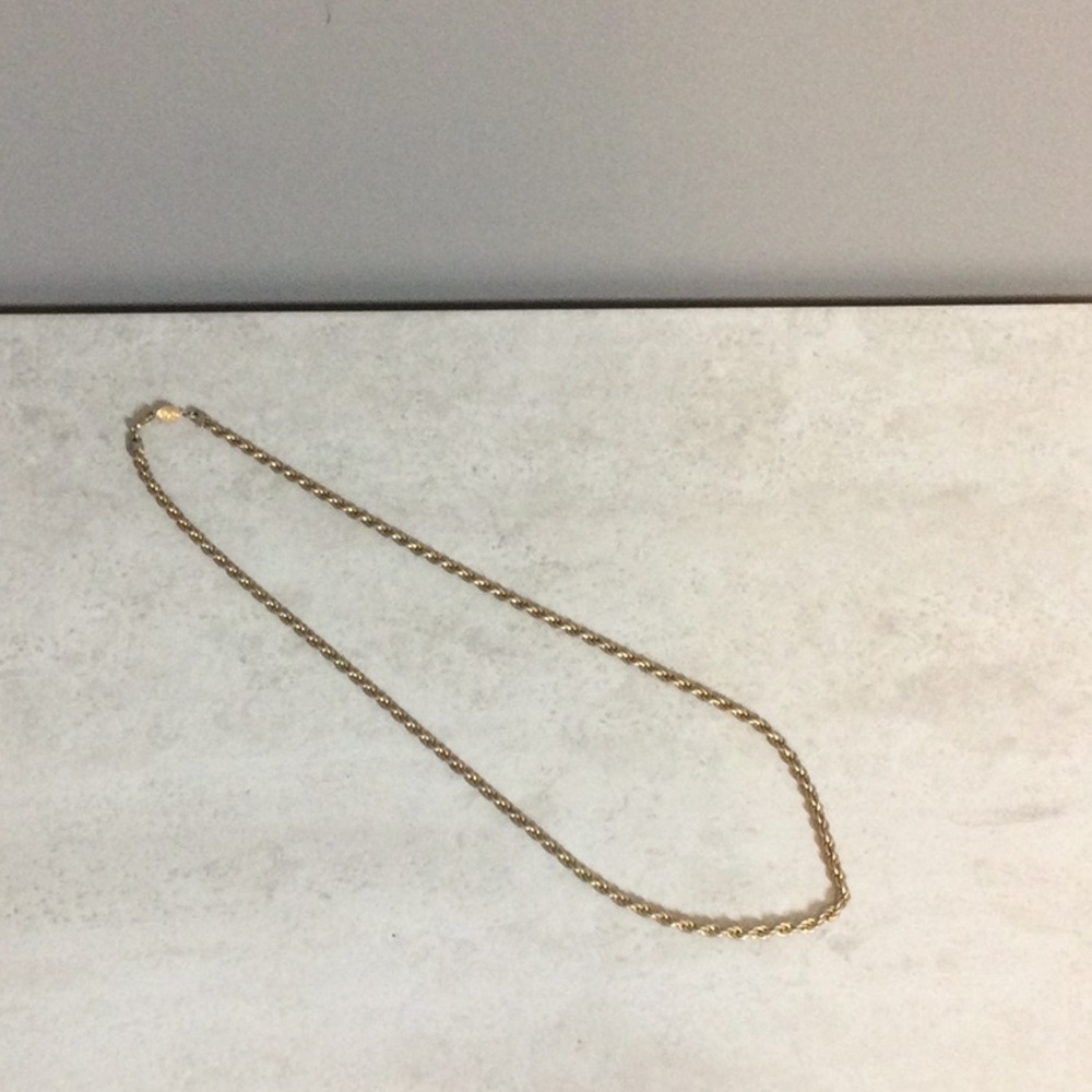 Napier gold twist chain